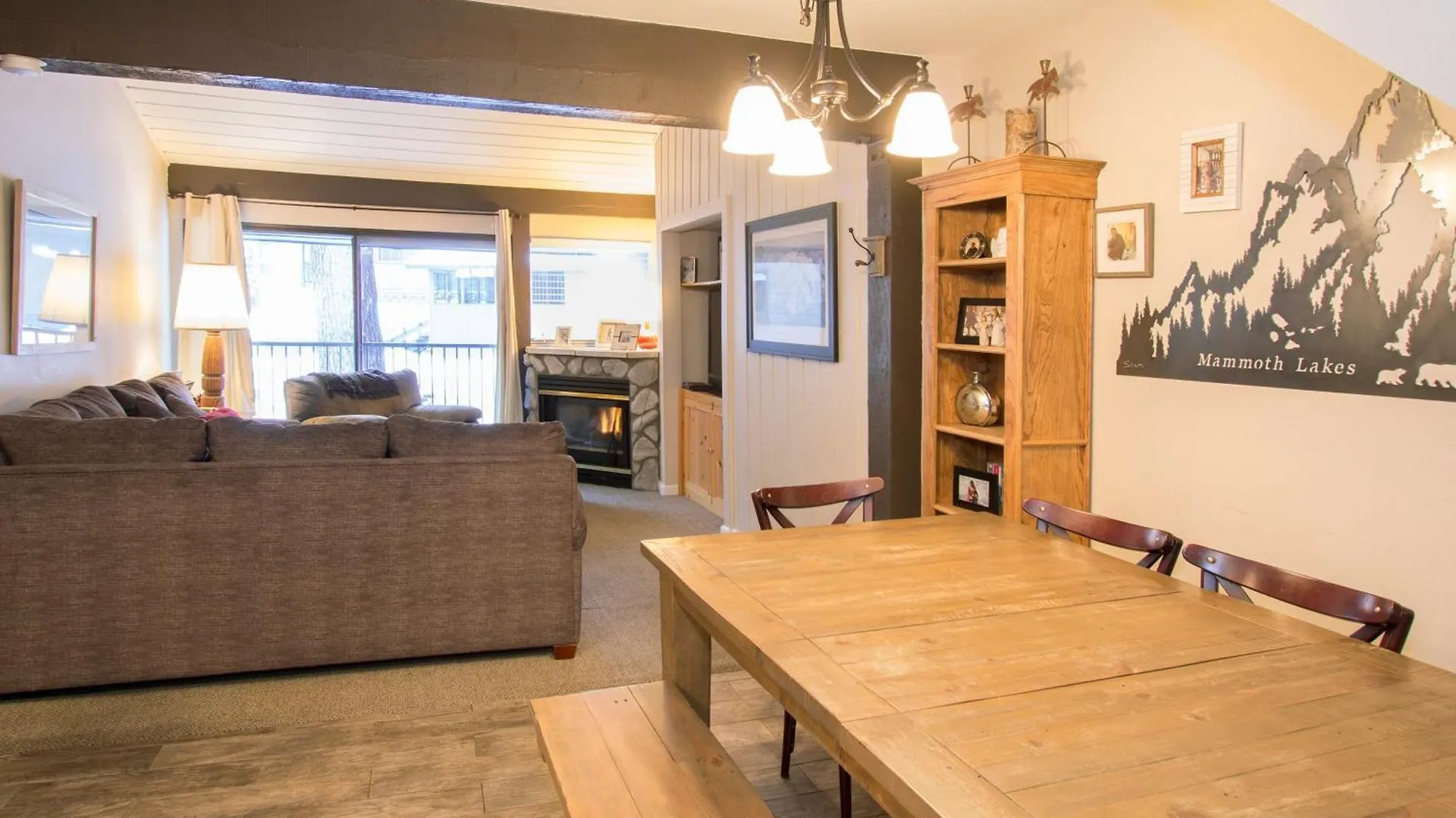 St Anton Wooded View 2-Bedroom Condos With Ski Lockers Mammoth Lakes